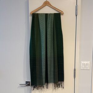 NEW Celtic Ore Wool Blend Scarf in Green